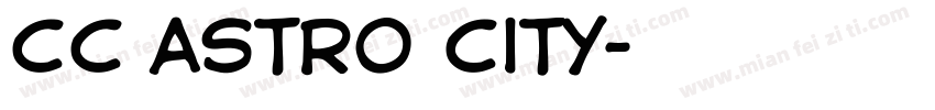 cc astro city字体转换